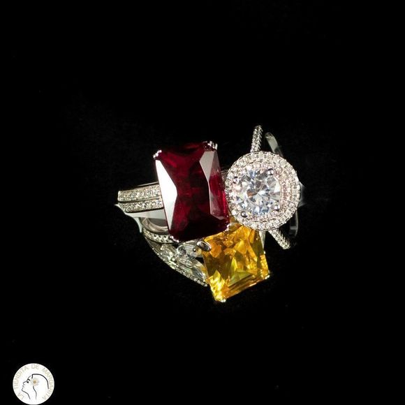 🌟Host Pick1🌟 925 silver and swarovski elements clear and pink - Picture 2 of 4